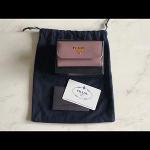 Prada Saffiano Leather Key Holder